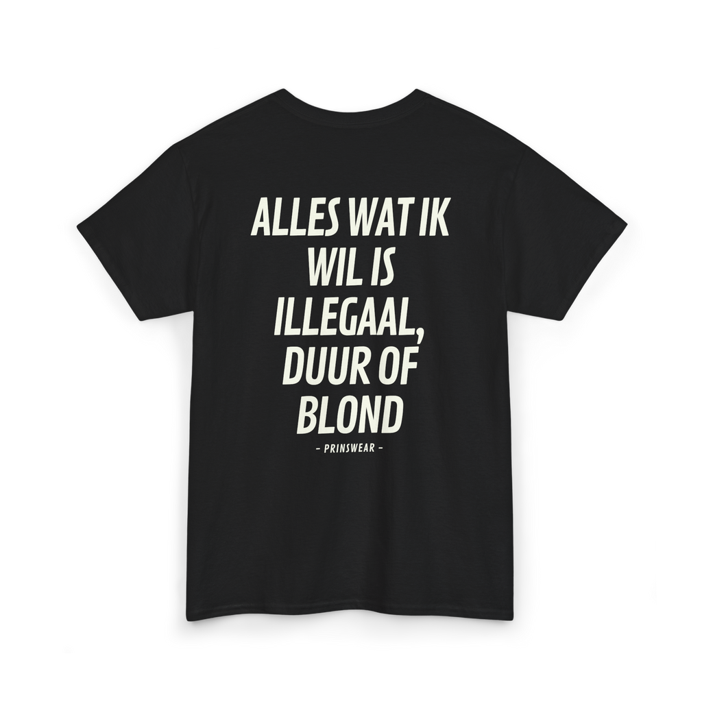 "Ik wil blond" T-Shirt