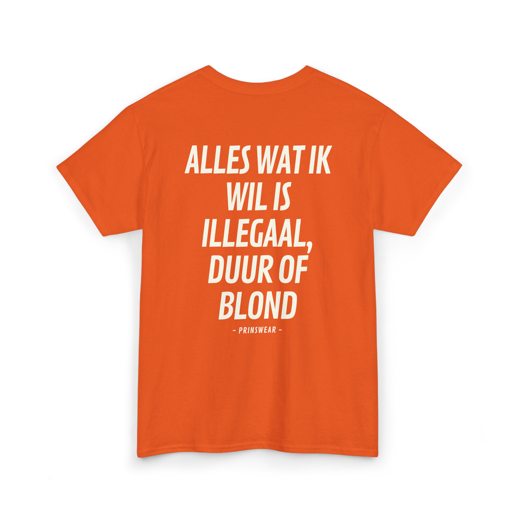 "Ik wil blond" T-Shirt
