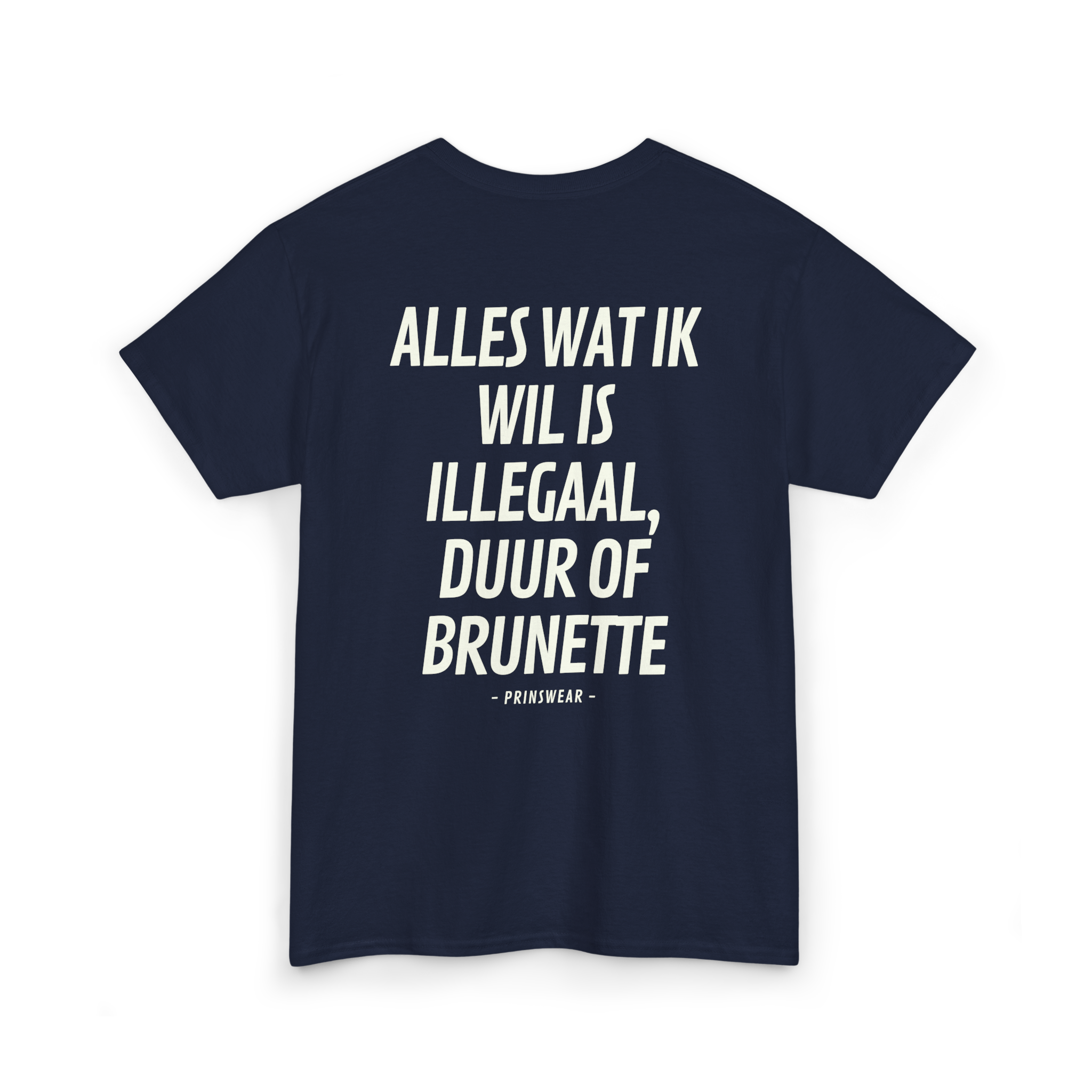 "Ik wil brunette" T-Shirt