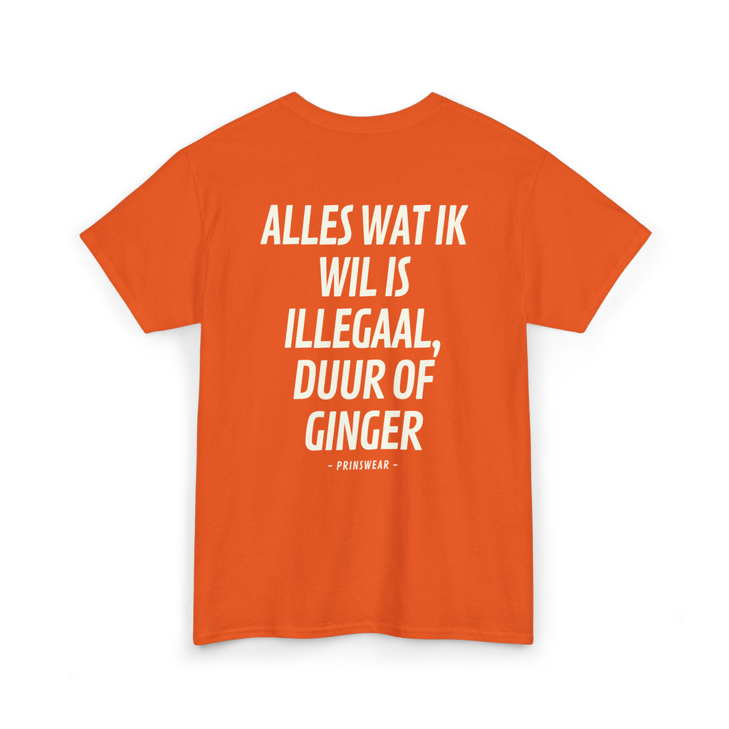"Ik wil ginger" T-Shirt
